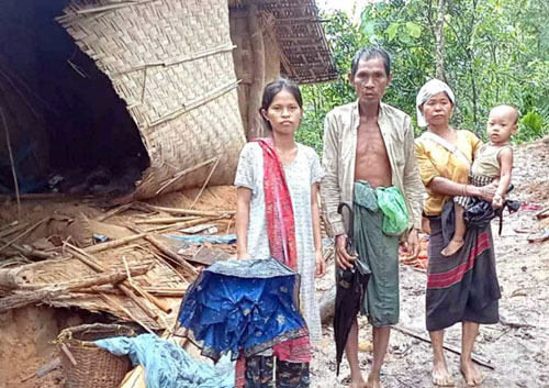 রাজস্থলীতে বন্যহাতির তান্ডবে অনিরাপদে কয়েকটি পরিবার