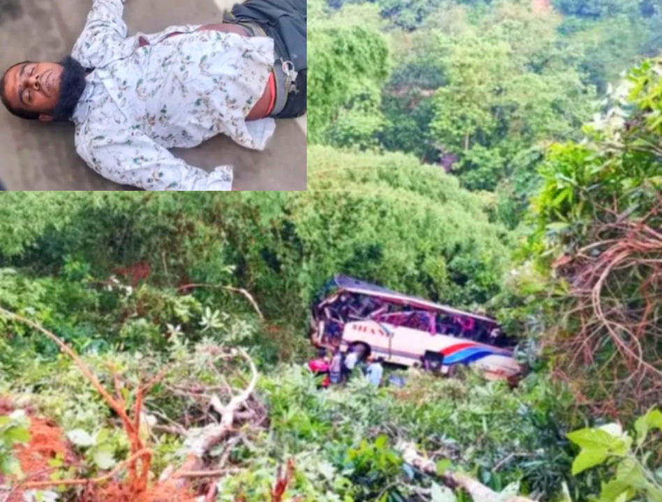 খাগড়াছড়িতে বাস খাদে পড়ে আহত ১৪