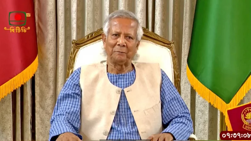 হাদির উপর গুলিবর্ষণের অপরাধে আইনের কাঠগড়ায় আনা হবে ; ধৈর্য্য ও অস্থিতিশীল রক্ষায় দেশ গঠনের আহ্বান – – – প্রধান উপদেষ্টা