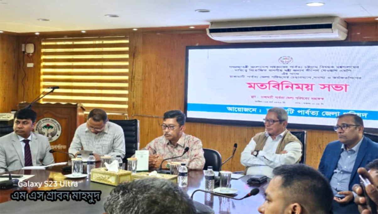 পাহাড় কেটে রিসোর্ট নির্মাণ কোনোভাবেই বরদাশত করা হবে না পার্বত্য চট্টগ্রাম বিষয়ক মন্ত্রী দীপেন দেওয়ানের কঠোর হুঁশিয়ারী