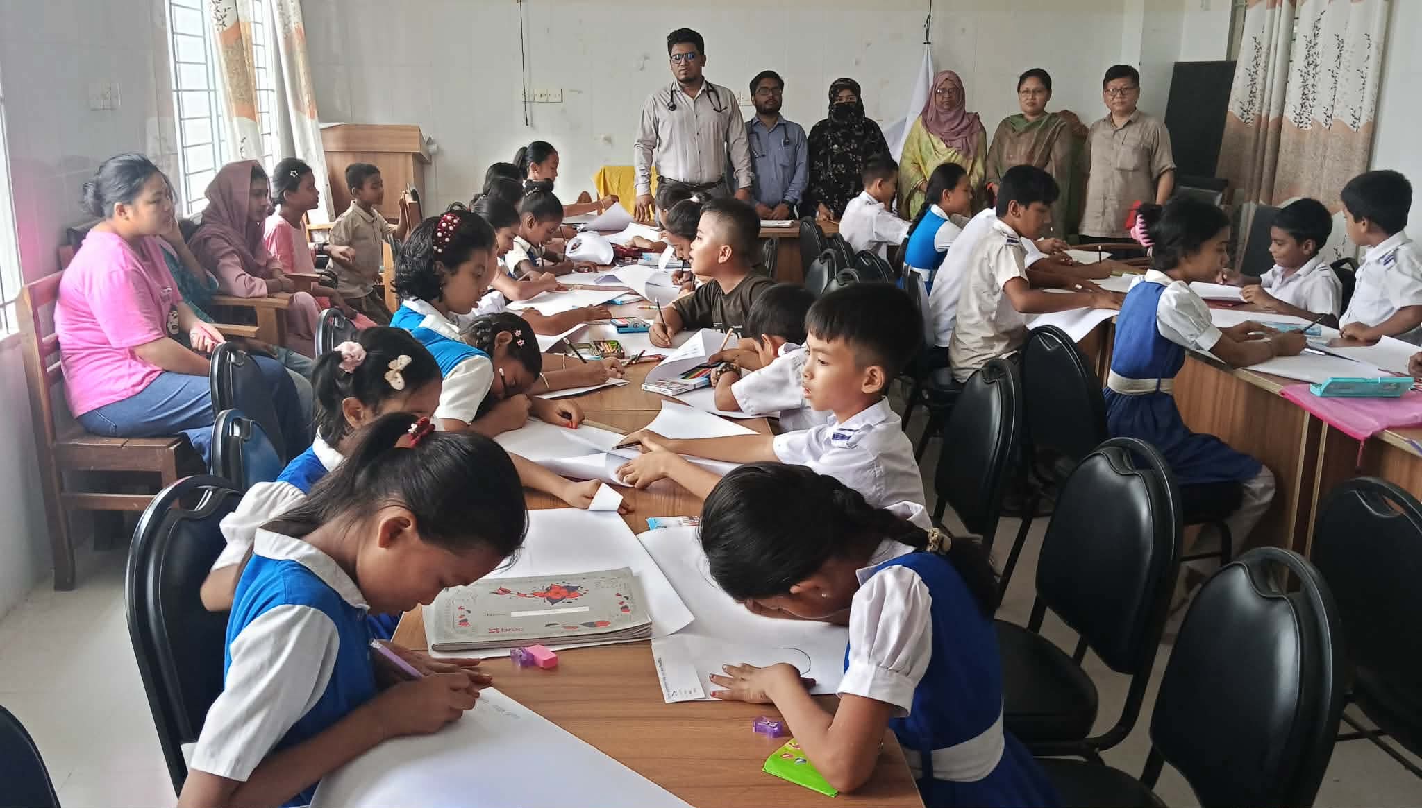 বিলাইছড়িতে পুষ্টি সপ্তাহ উপলক্ষে চিত্রাঙ্কন প্রতিযোগিতা