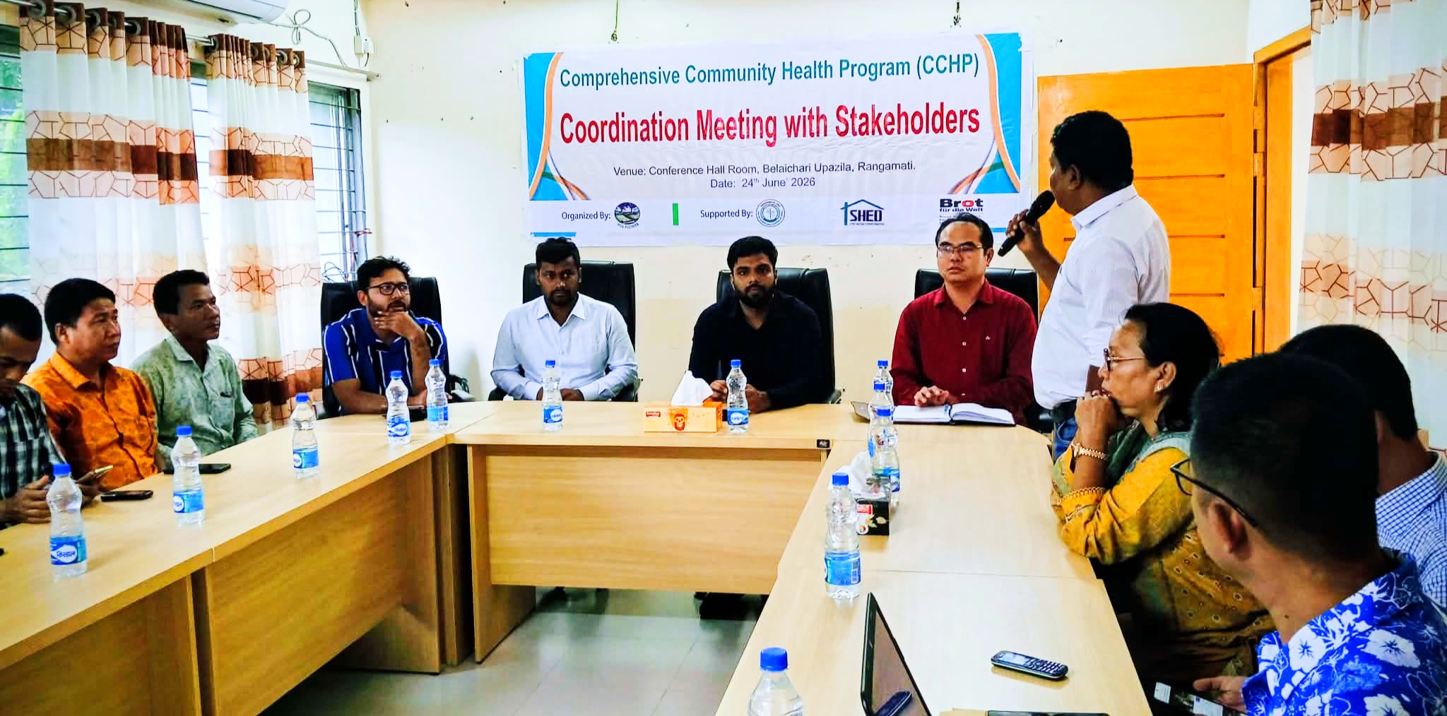 বিলাইছড়িতে হিলফ্লাওয়ার কর্তৃক স্টেক হোল্ডারদের নিয়ে সভা  