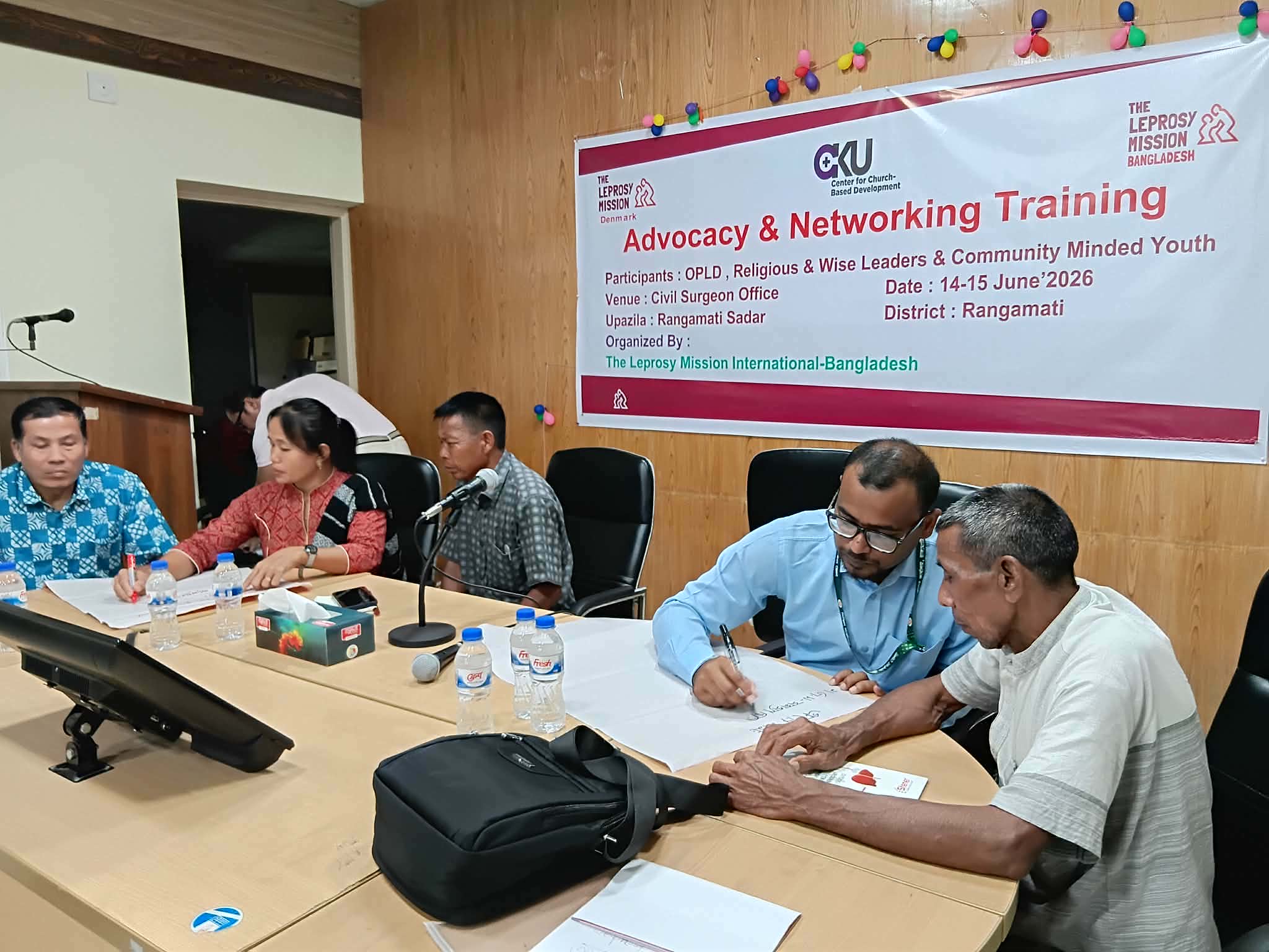 রাঙামাটিতে অ্যাডভোকেসি ও নেটওয়ার্কিং প্রশিক্ষণ অনুষ্ঠিত
