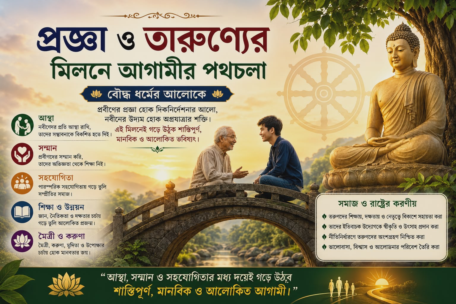 “প্রজ্ঞা ও তারুণ্যের মিলনে আগামীর পথচলা”