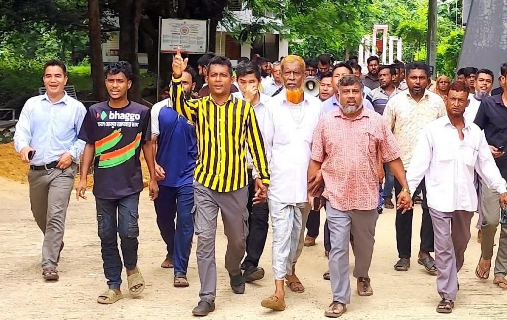বিলাইছড়িতে বিএনপির বিক্ষোভ মিছিল