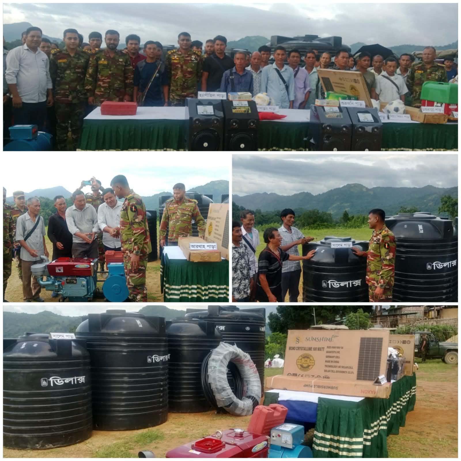 দুর্গম পাহাড়ি পাড়ায় জীবনমান উন্নয়নে রুমা জোনের নানা উদ্যোগ