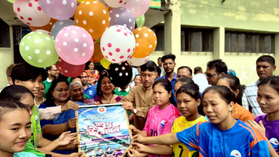 রাঙামাটিতে জেলা প্রশাসক গোল্ডকাপ প্রমীলা কাবাডি টুর্নামেন্টের উদ্বোধন