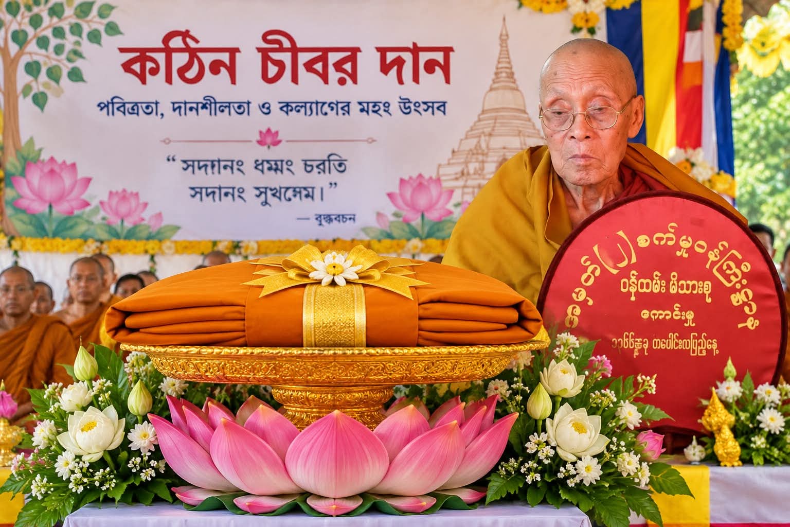 বিলাইছড়িতে বিভিন্ন বৌদ্ধ বিহারে কঠিন চীবর দান শুরু ২৮ অক্টোবর, চলবে ২৩ নভেম্বর পর্যন্ত