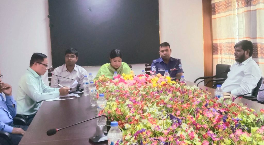 বাঘাইছড়িতে শারদীয় দুর্গাপূজা উপলক্ষে ইউএনওর প্রস্তুতিমূলক সভা